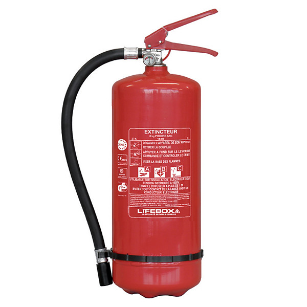 Extincteur poudre 6 kg