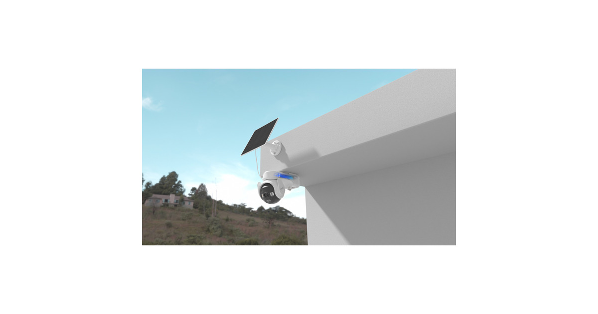 ImouAOV PT 4G Kit met Solar Panel beveiligingscamera  (Wit, 4G + Wi-Fi Dual, 5MP, AI Powered Human Detection)