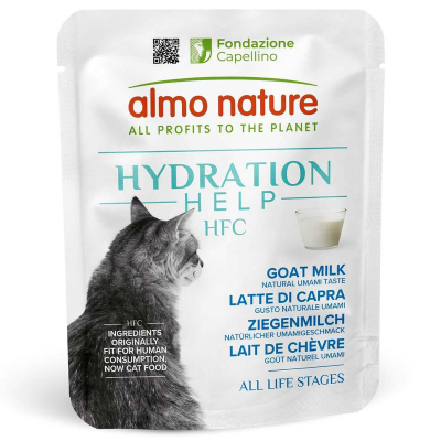 Almo Nature Katzenfutter HFC Hydration mit Ziegenmilch 24x50g