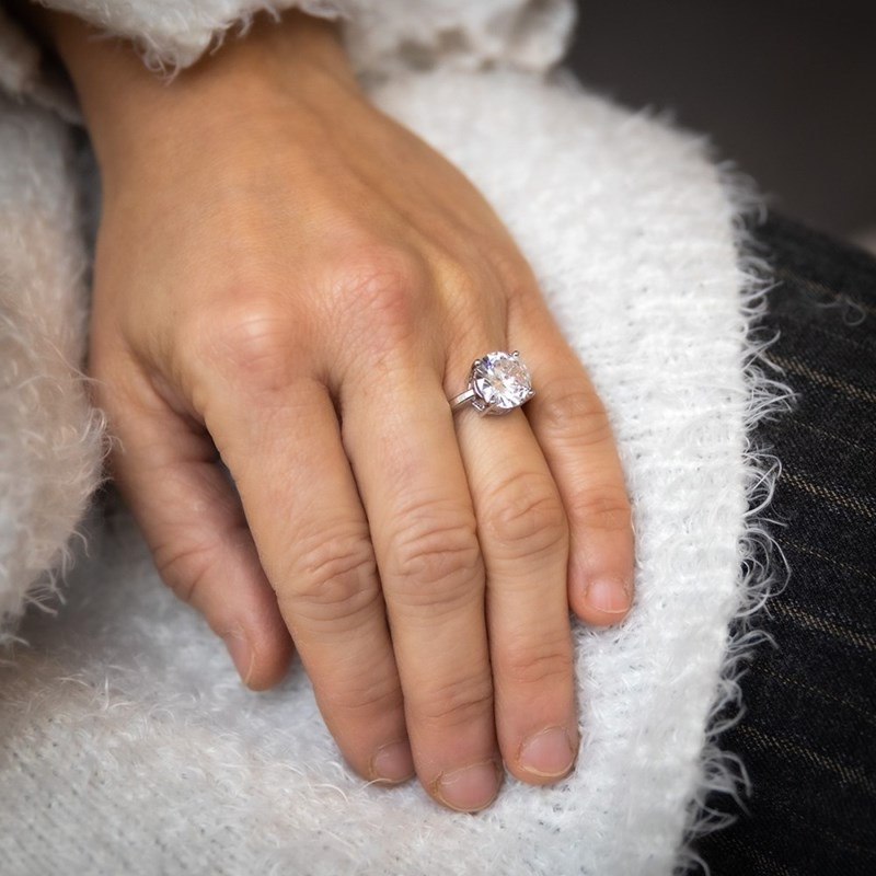 Bague Femme Rhodium LYRIUS