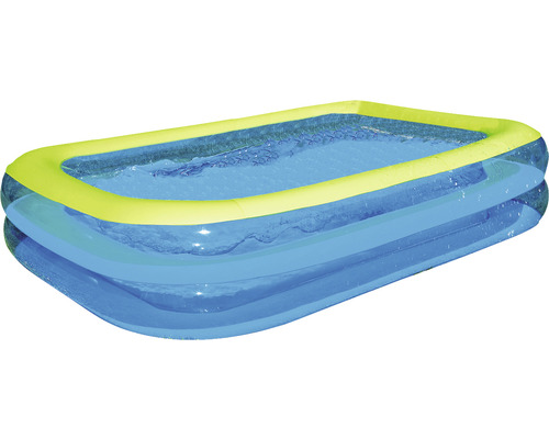Familiezwembad Happy People 265x175x50 cm blauw/groen