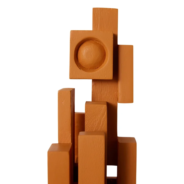 HKliving - Skyline Skulptur, L, mustard