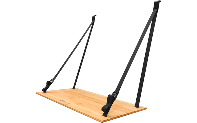 Outwell Van FlexDeck Arbeitsfläche Bambus für Schiebetüren von Fahrzeugen 70 x 35 cm