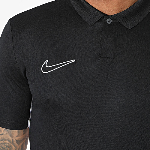 Polo Manches Courtes A Bandes DR1346 Noir