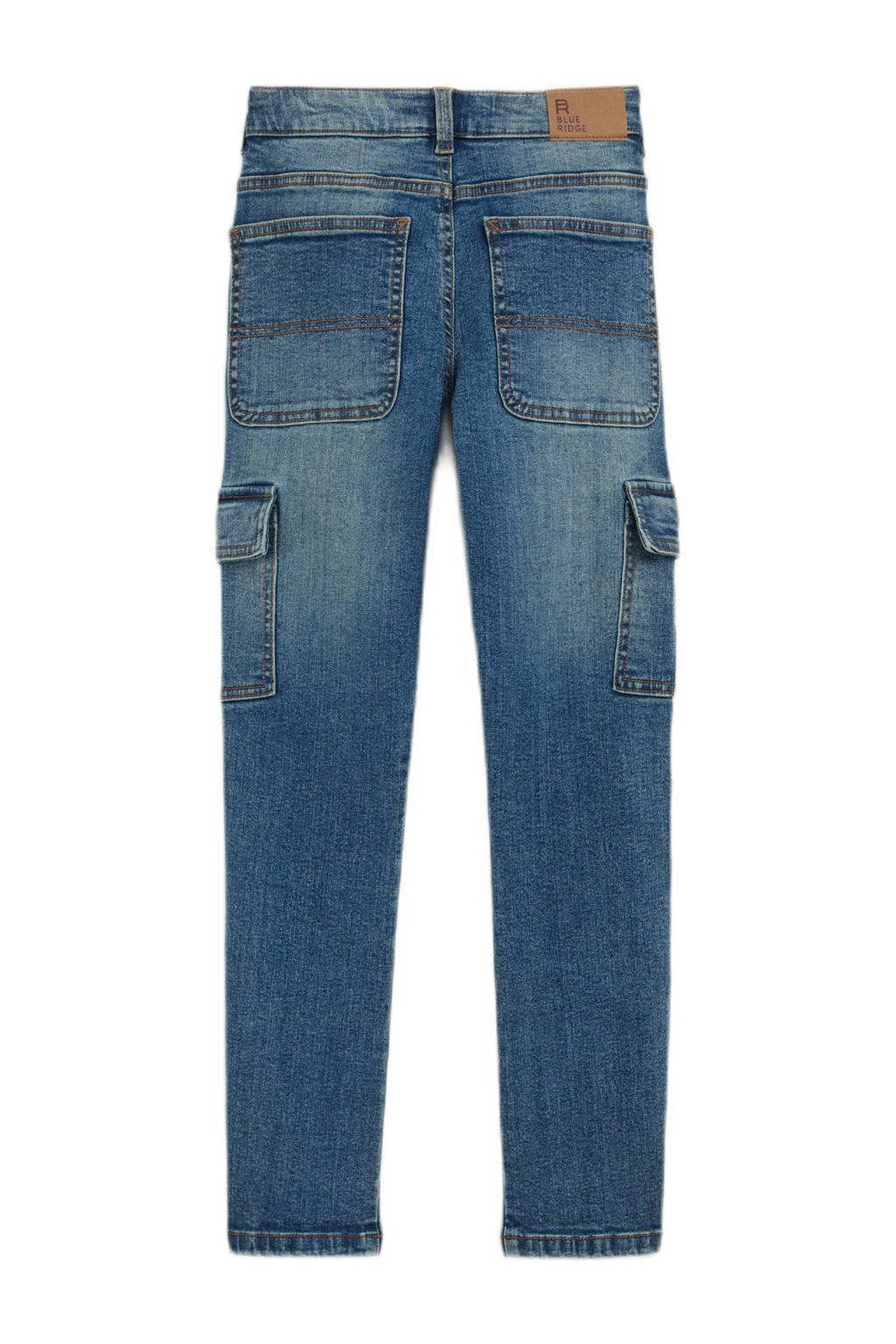 WE Fashion tapered fit jeans blue used denim