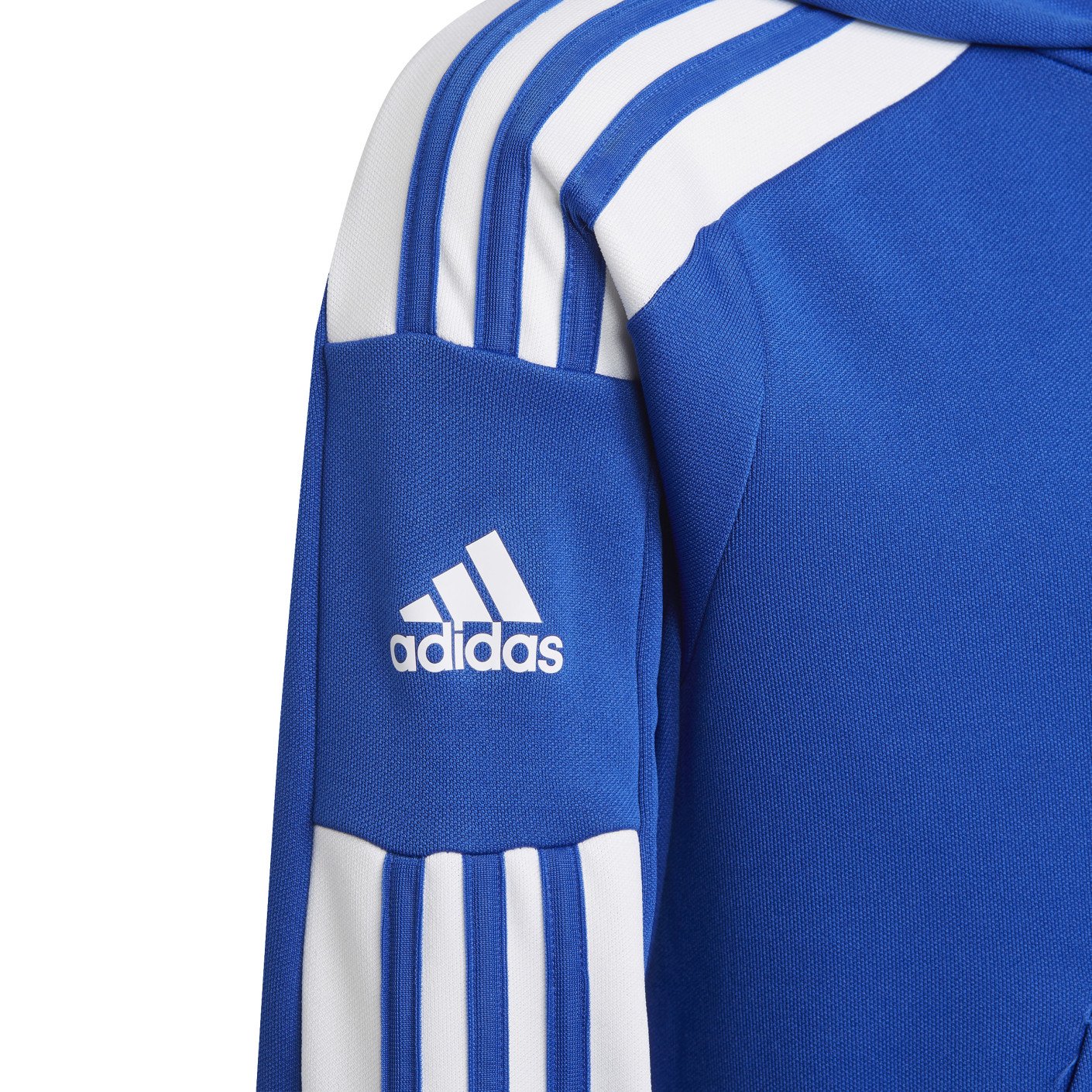 Adidas Squadra 21 Hoodie Kids Blauw Wit