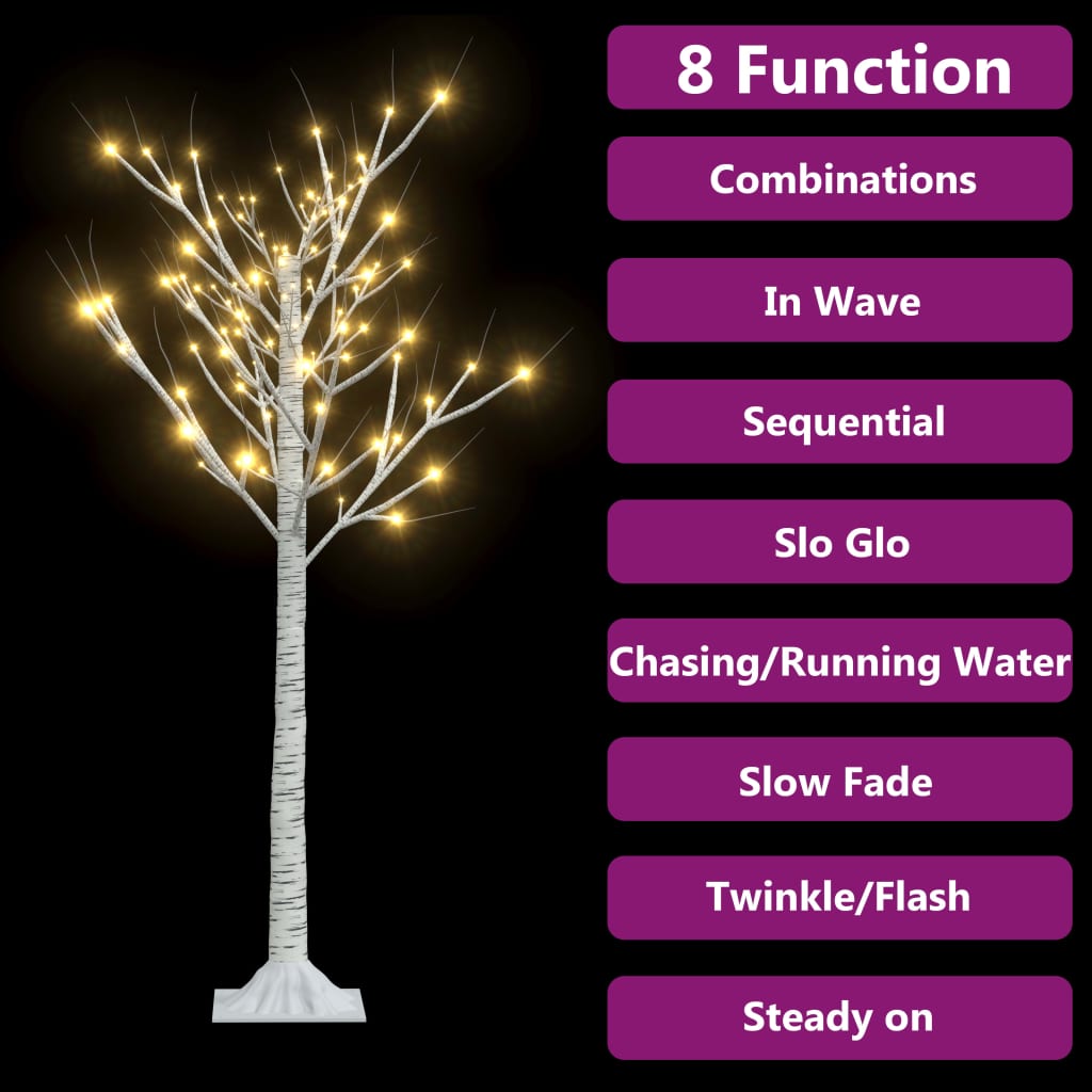 Sapin de noël 120 led blanc chaud saule 1,2 m int/ext