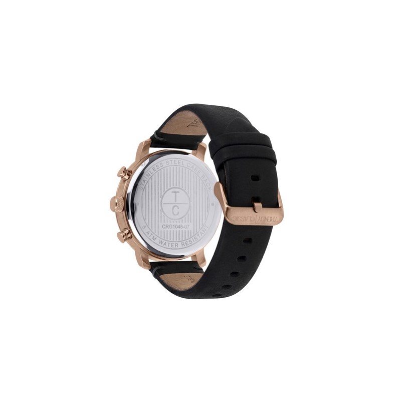 Montre Trendy Classic en Cuir Homme Brun