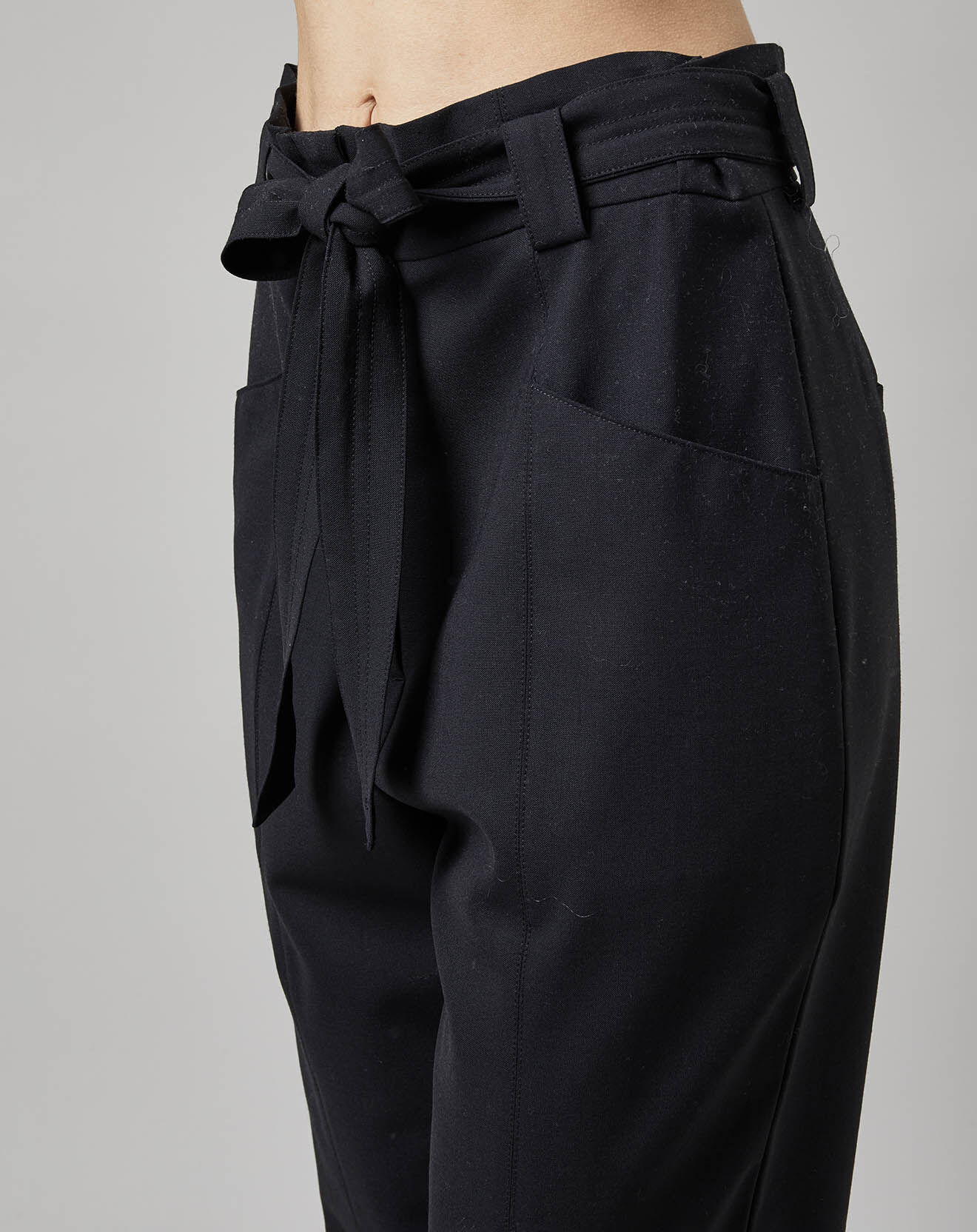 Marc O'Polo Pantalon Paper Bag noir