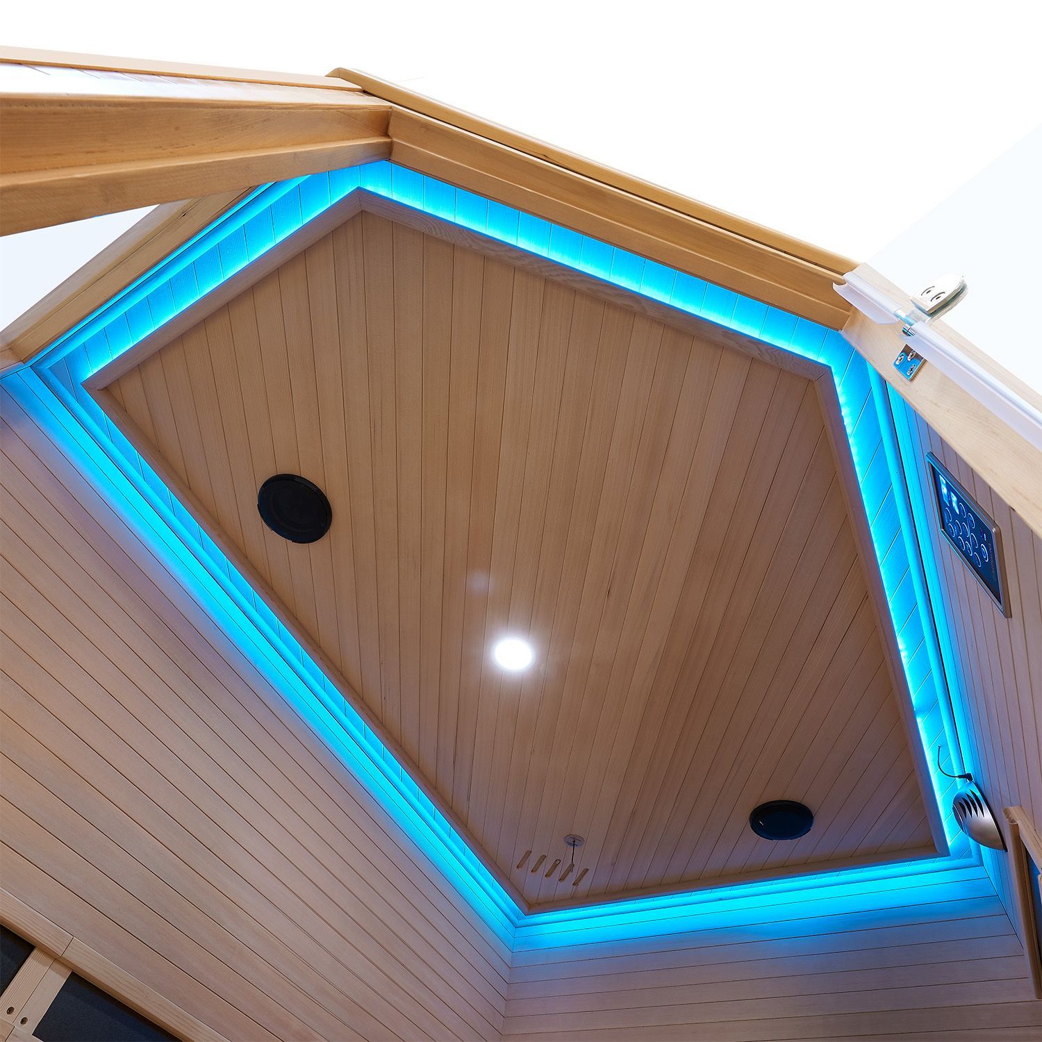 Artsauna Infrarotkabine Wärmekabine Kolding mit Triplex-Heizsystem & Hemlockholz