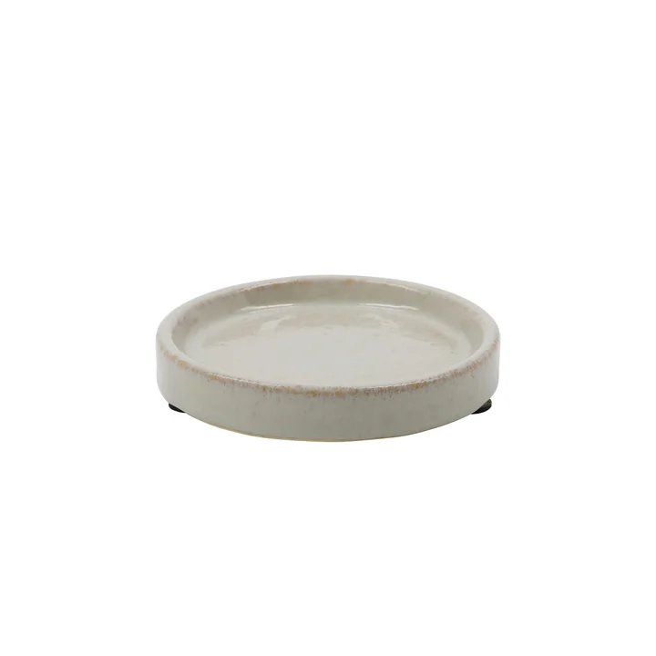 Meraki - Datura Seifenschale Ø 12,5 cm, shellish grey