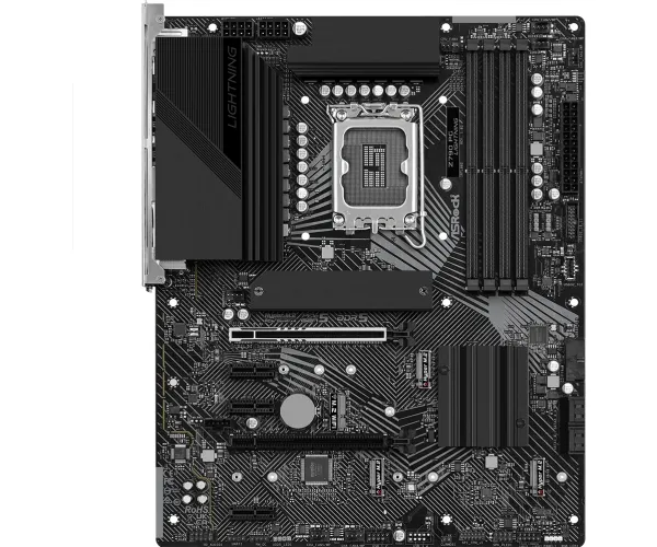 ASRock Z790 PG Lightning - Bundkort - ATX - LGA1700 sokkel - Z790 Chipset - USB-C 3.2 Gen 2x2, USB 3.2 Gen 2, USB 3.2 Gen 1, USB-C 3.2 Gen 1 - 2.5 Gigabit LAN - onboard grafik (CPU påkrævet) - HD Audio (8-kanaler)