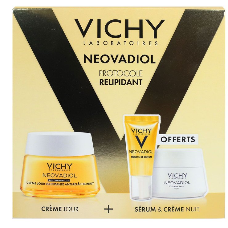 Neovadiol Post-ménopause crème jour 50ml + sérum + crème nuit offerts