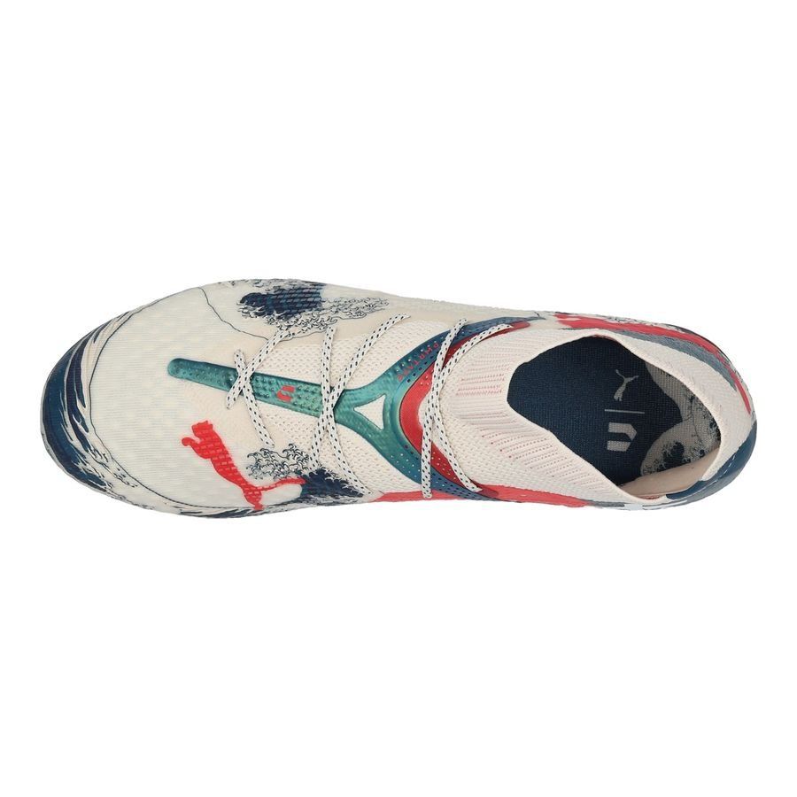 PUMA X Unisport Future 7 Ultimate FG/AG Great Wave - Sugared Almond/Active Red/Ocean Tropic ÉDITION LIMITÉE