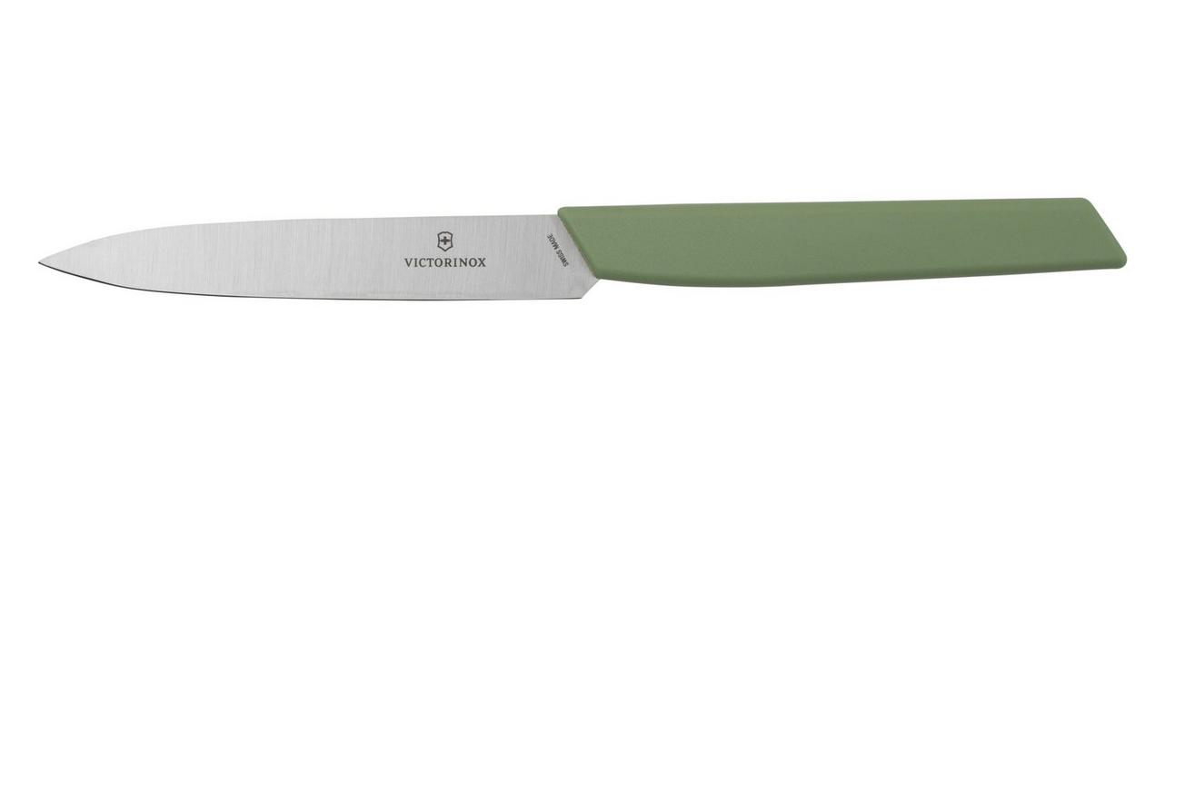 Victorinox Swiss Modern 6.9006.1042 groentemes 10 cm, mosgroen