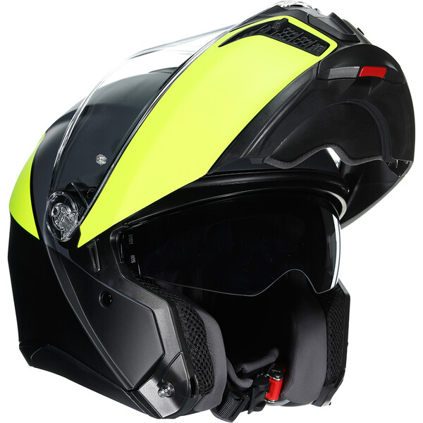 AGV - Casque Tourmodular Balance Noir Mat / Jaune fluo / Gris