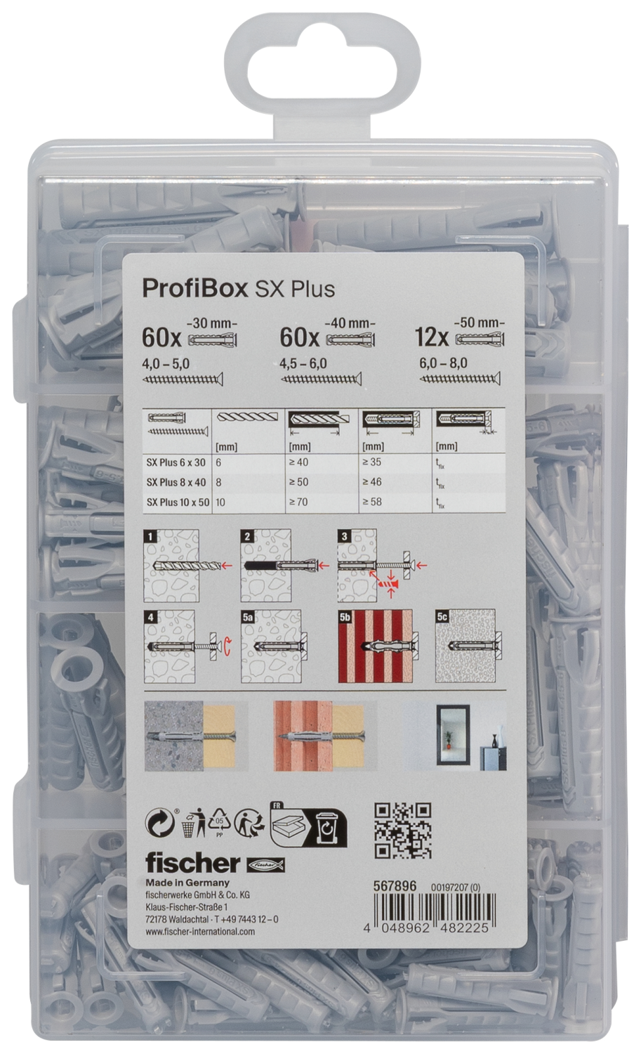 Fischer ProfiBox plug SX Plus - 6,8 en 10
