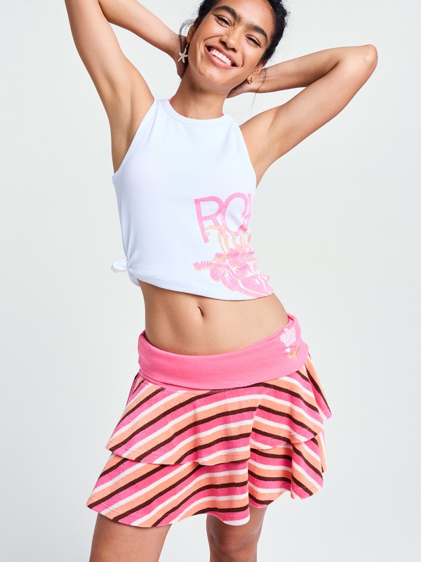Roxy X Juicy Couture Jupe à volants Rose Femme