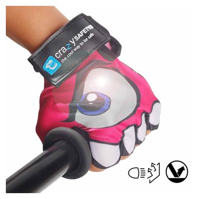 Crazy Safety Dino Rose Set | Casque et protection pour enfants de 2 à 7 ans