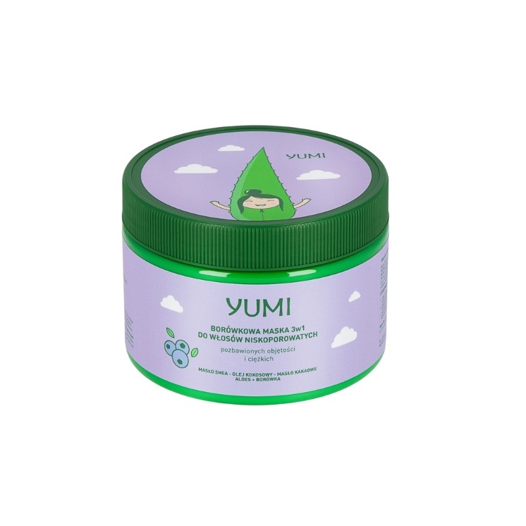 Yumi Blaubeermaske für Haare mit geringer Porosität 300 ml(31-01-2026)