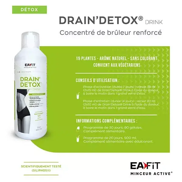 Bebida Detox Eafit Drain 500ml