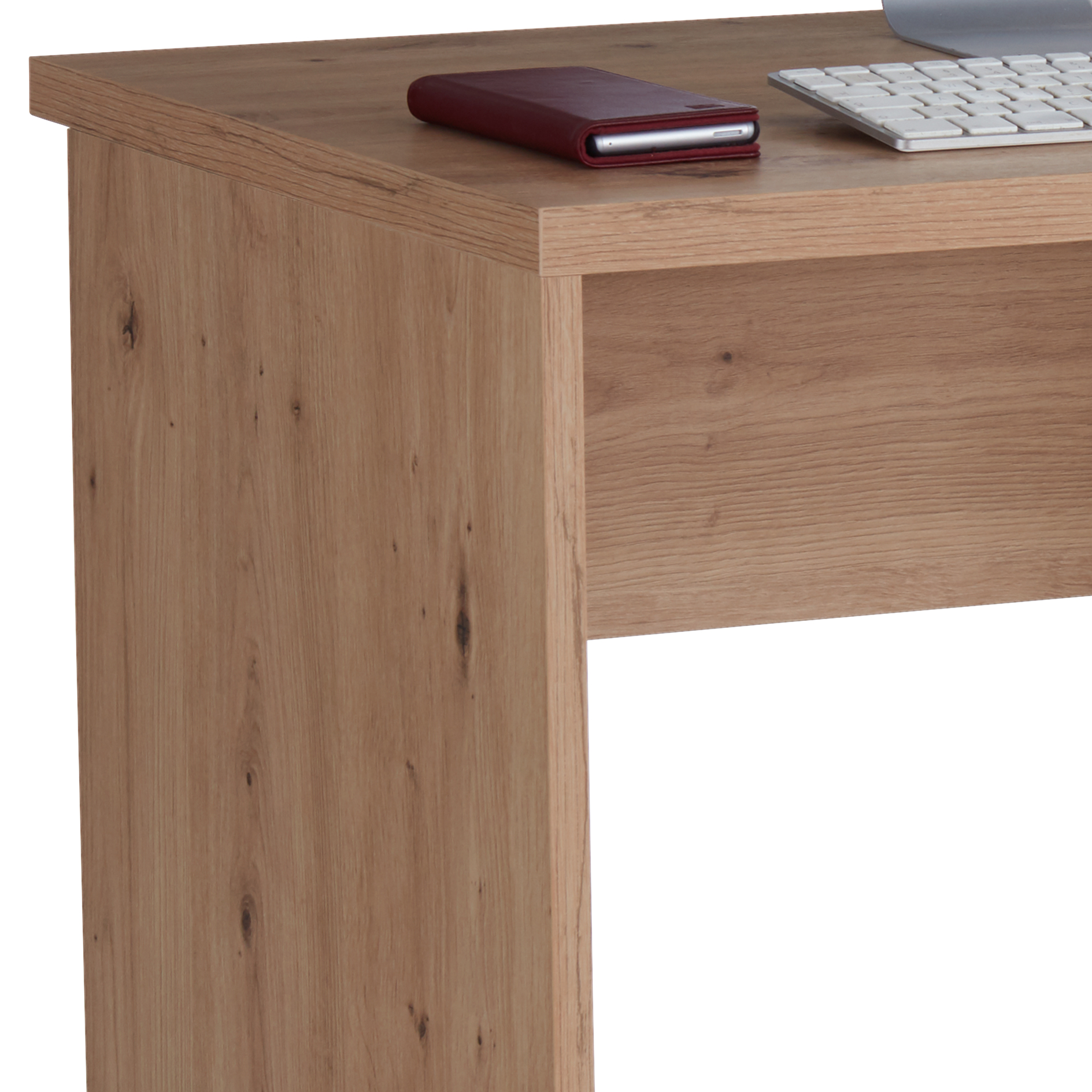 Schreibtisch - Artisan Eiche-alpinweiß - 123 cm