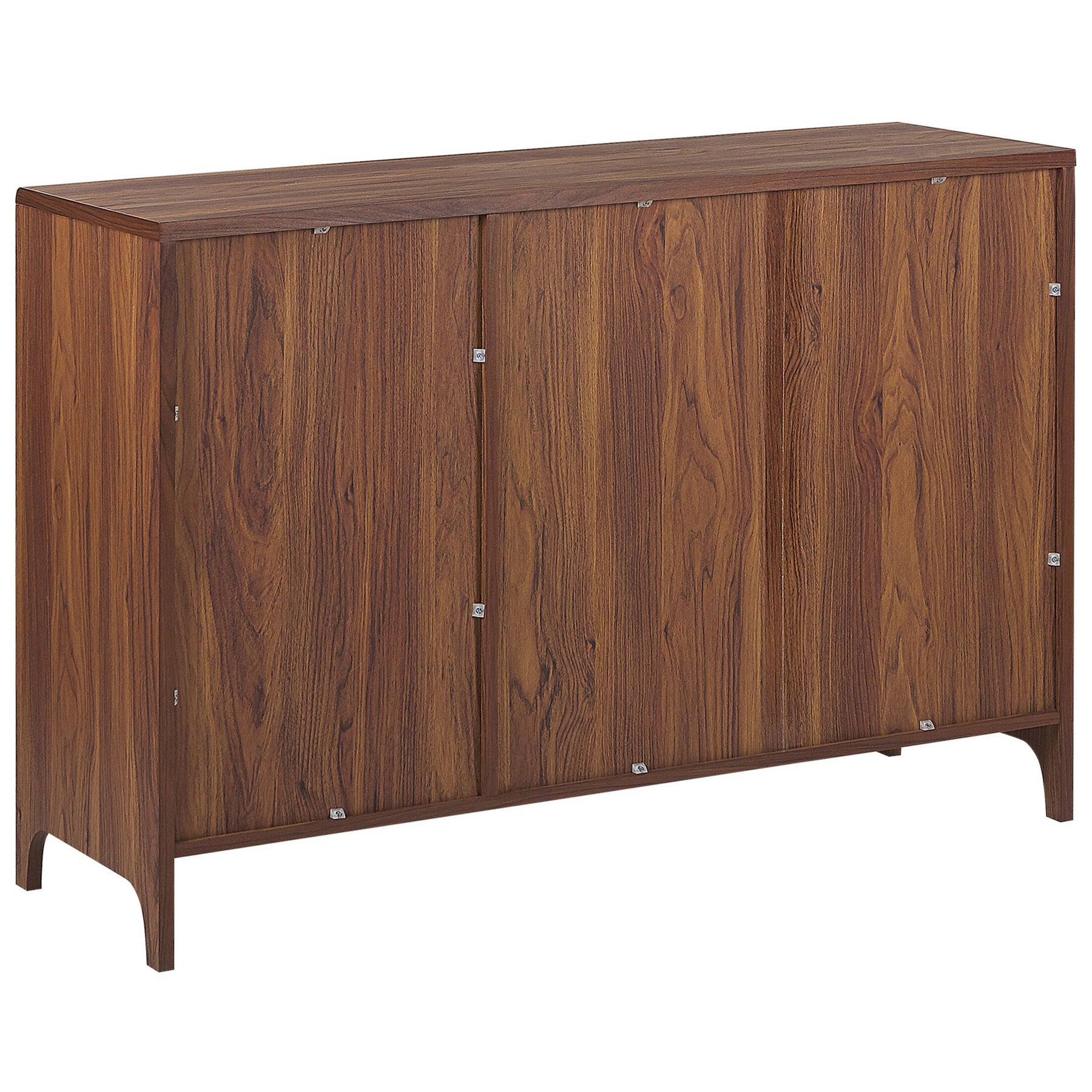 Beliani - MEDFORT - Dressoir - Donkerbruin|Grijs - Vezelplaat