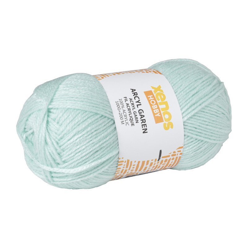 Garen acryl - pastelgroen - 100 gram