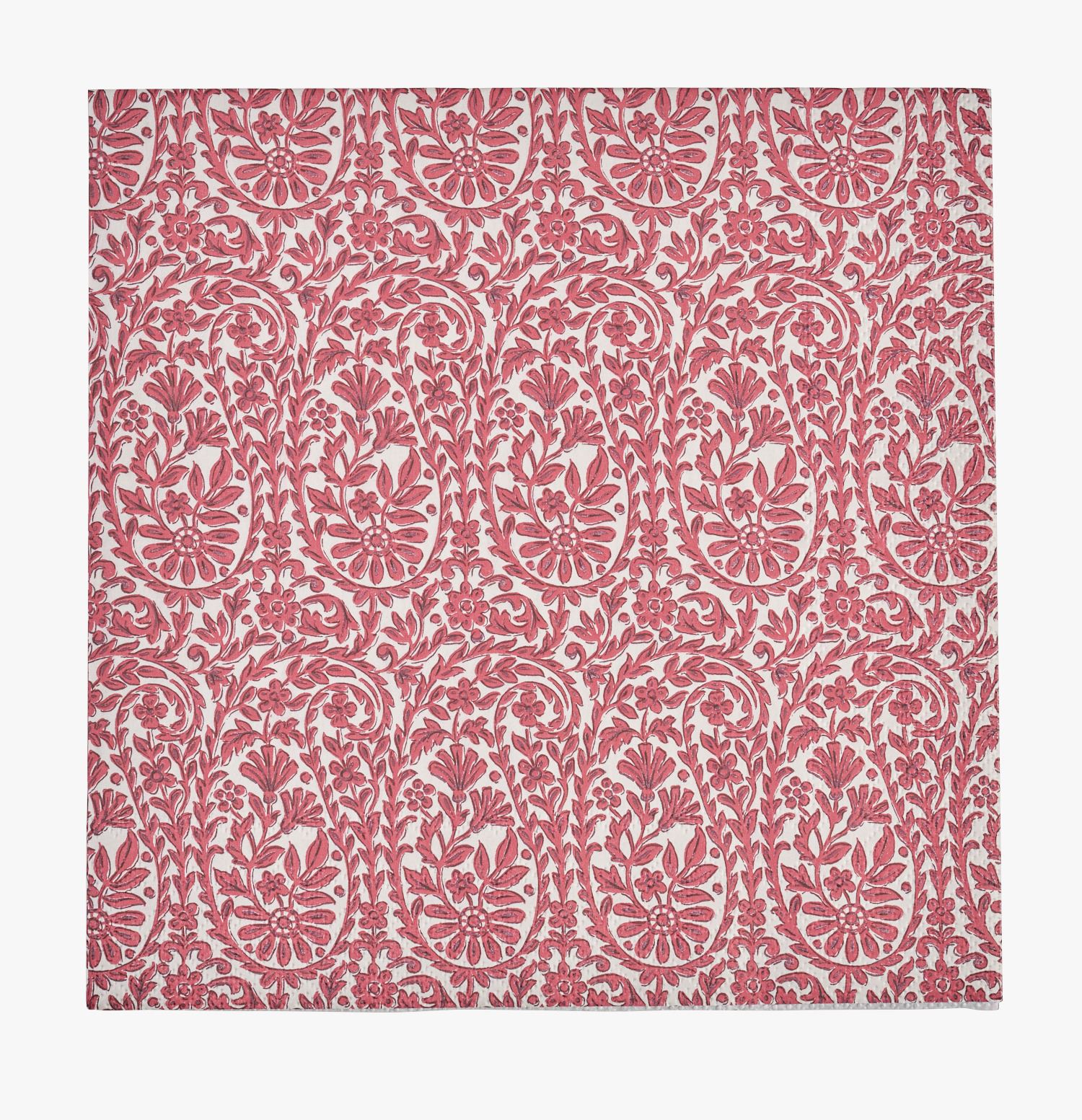 Papirservietter multi rosa - 33x33 cm