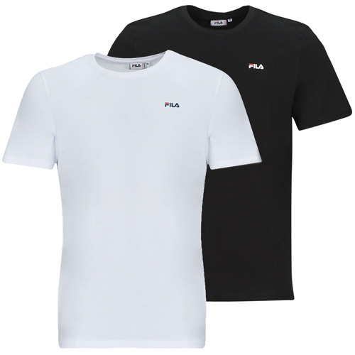 Fila - BROD TEE PACK X2 - Blanc / Noir