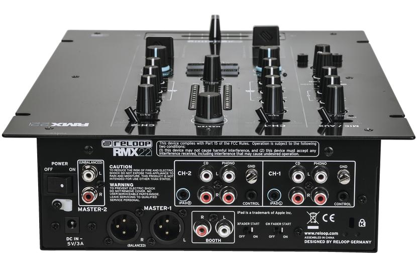 DJ-Mixer RMX-22i<br>2+1 Kanal Digital-DJ-Mixer