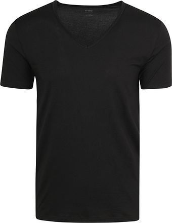 Mey V-hals Dry Cotton T-shirt Zwart 46007 kopen