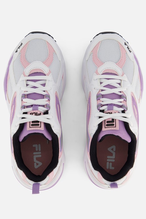 Fila Ray Tracer Sneakers wit Imitatieleer