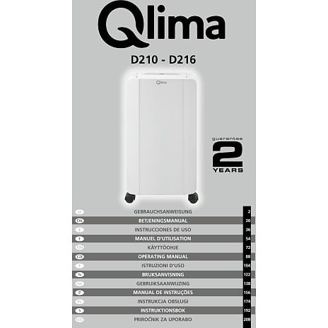 Qlima Affugter - D210