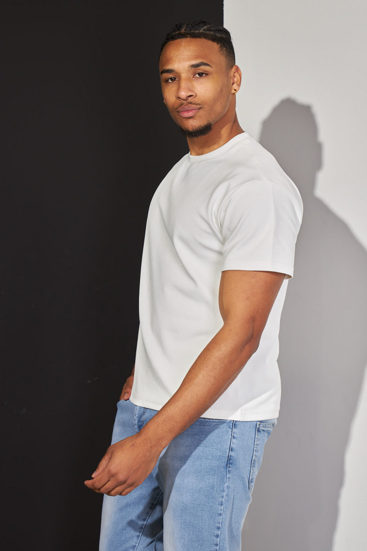T-shirt basic blanc