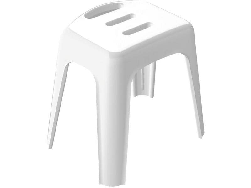 spirella Badezimmerstuhl Duschsitzhocker Weiss Hocker 52 x 47 x 38 cm