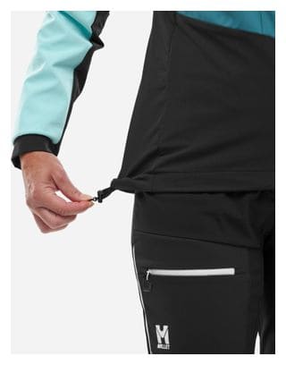 Veste Softshell Millet M White Shield Bleu Femme