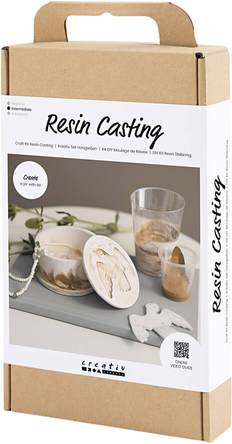 Creativ Company DIY Kit Resin Støbning, Krukke med låg