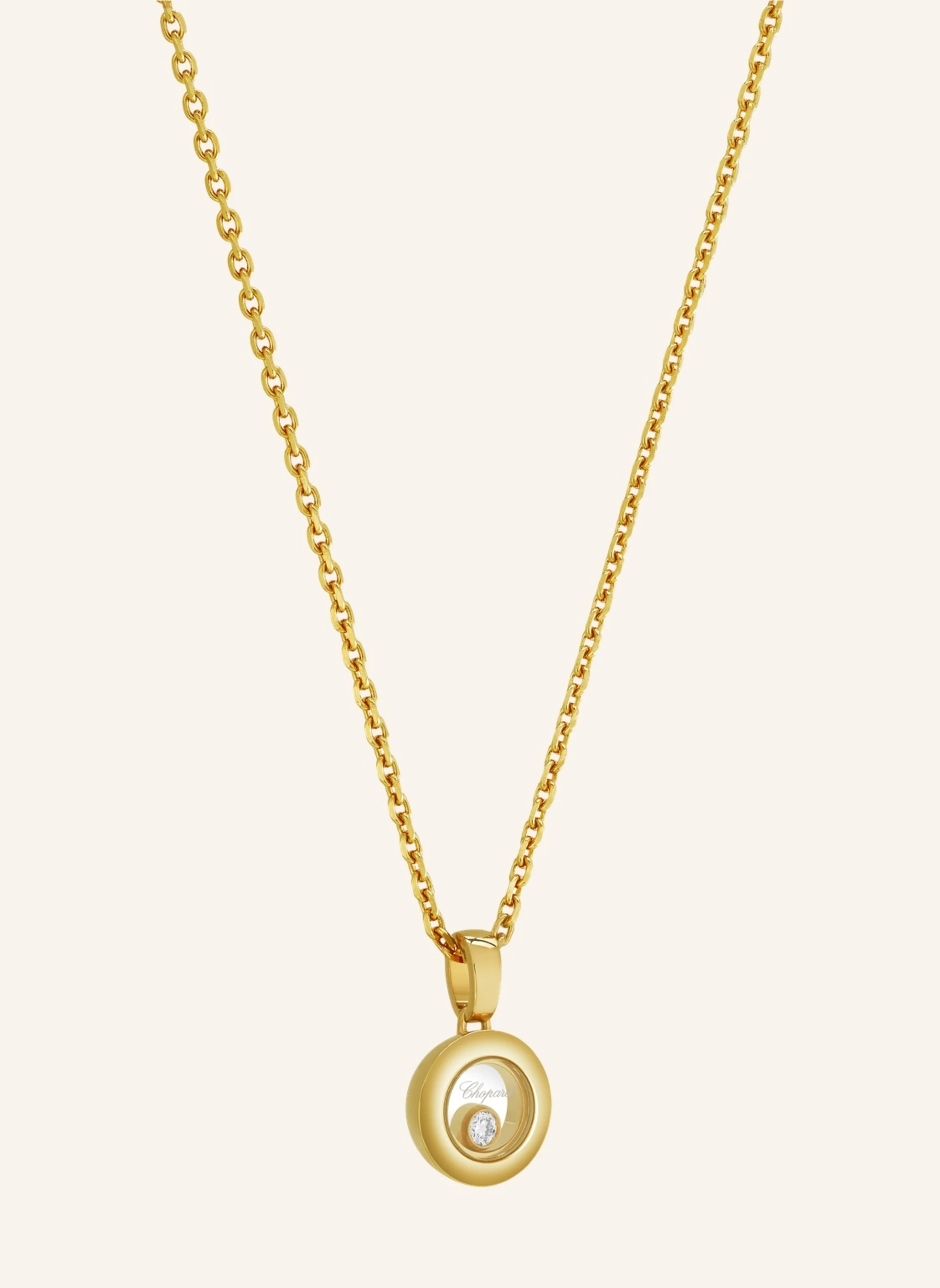Chopard Anhänger HAPPY DIAMONDS ICONS Anhänger aus 18 Karat Gelbgold und Diamanten