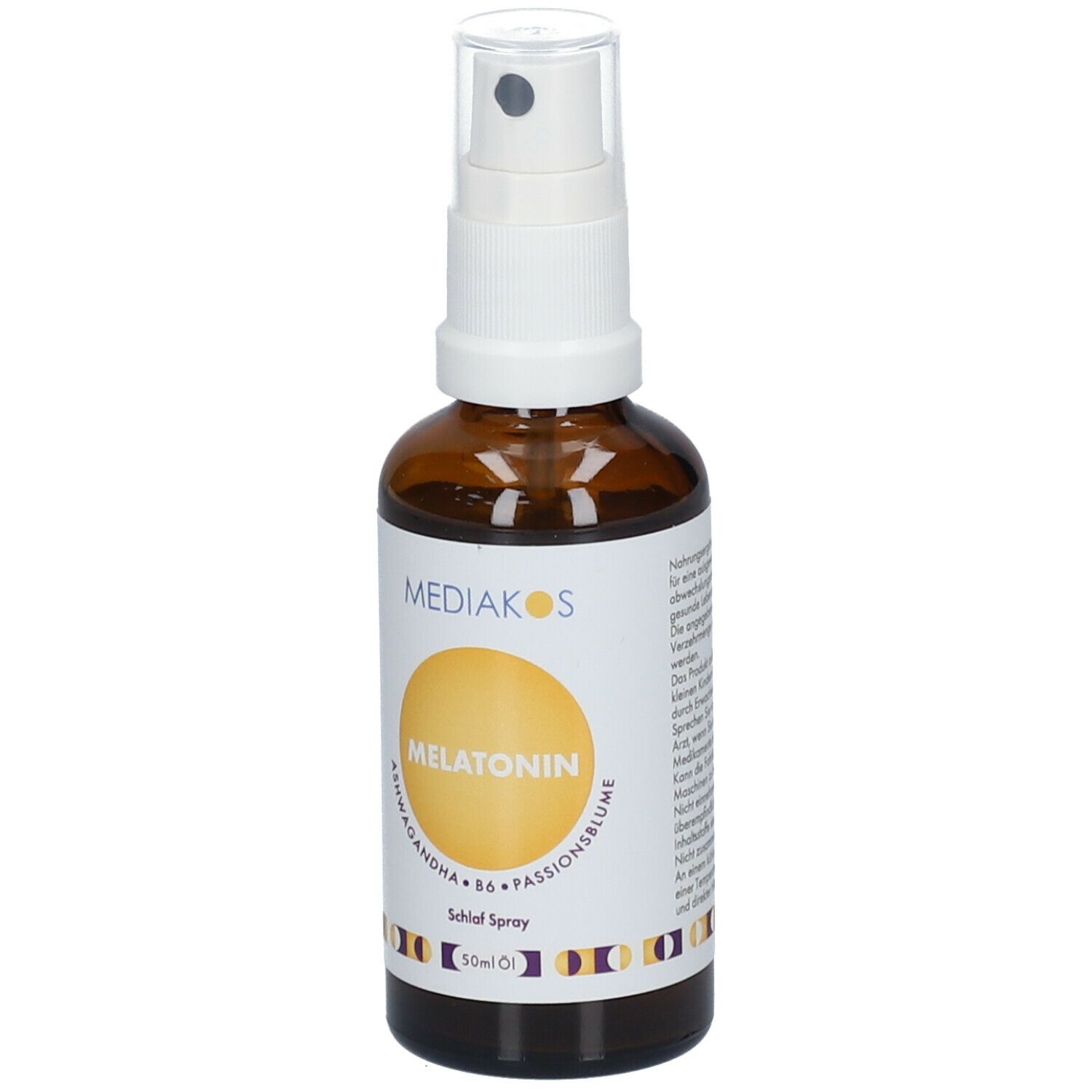 Mediakos Melatonin Ashwagandha Schlaf Spray