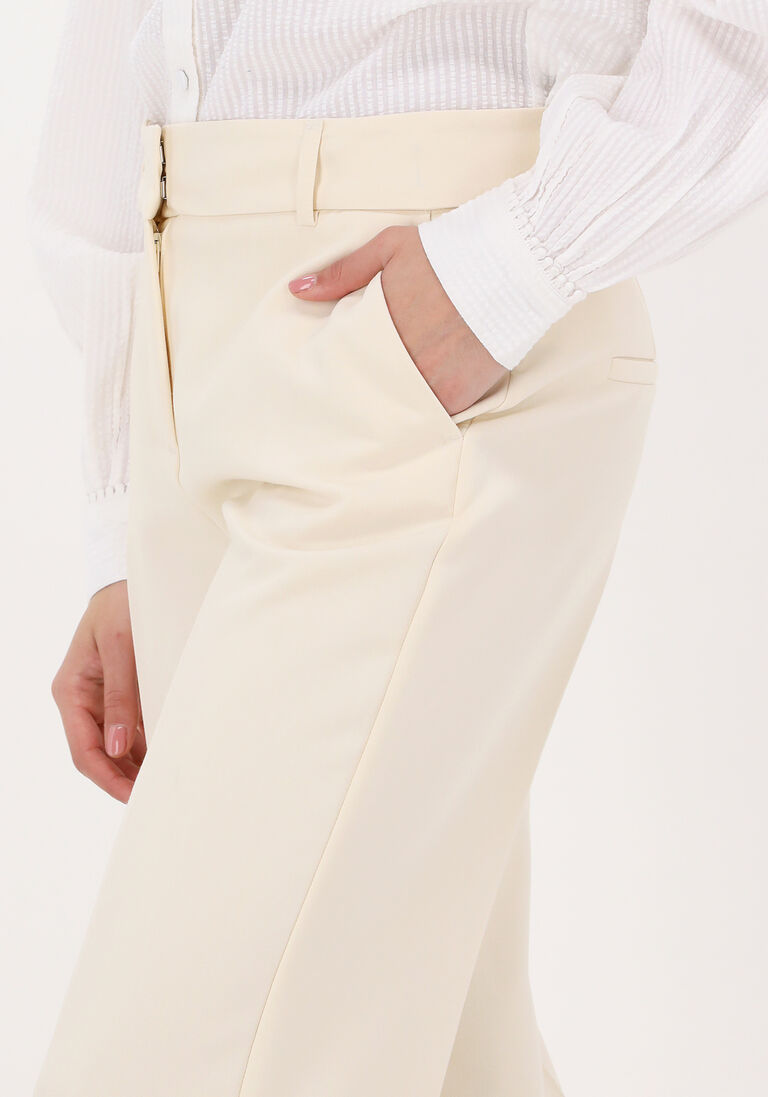 SELECTED FEMME zand selected femme pantalon slfrita mw wide pant