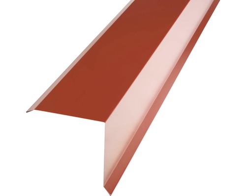 PRECIT randhoek voor metalen tegels, oxiderood RAL 3009, 1000 mm x 95 mm x 100 mm