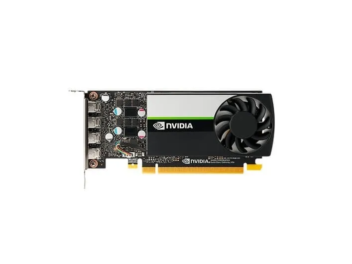 NVIDIA T1000 - Grafikkort - T1000 - 4 GB GDDR6 - PCIe 3.0 x16 lavprofil - 4 x Mini DisplayPort