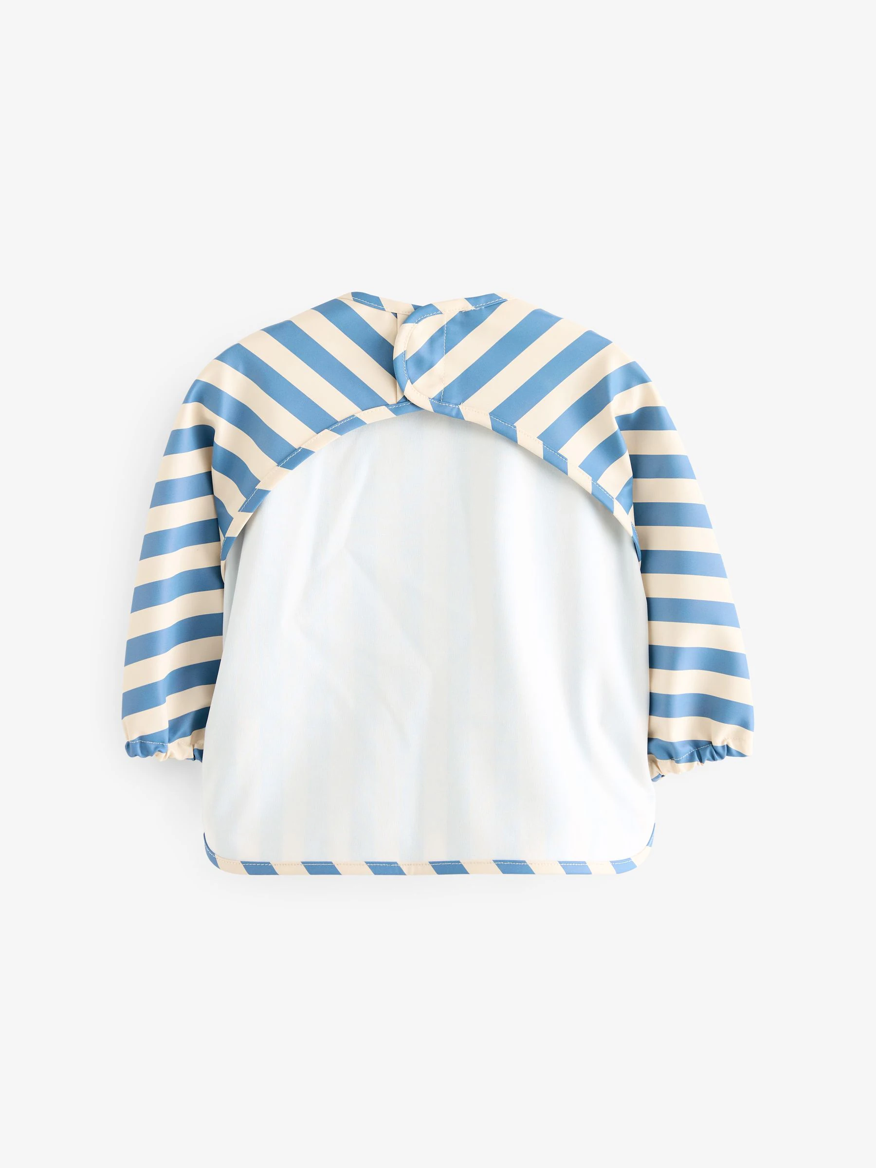 Blauw - Slabbetje met mouwen voor spenen en voeden