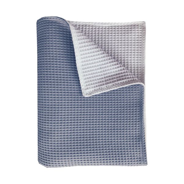 Bink Bedding Pique Ledikantdeken Dusty / Wit 100 x 150 cm