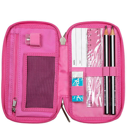 Jeva Federtasche m. Inhalt - Twozip - Shimmer Rainbow