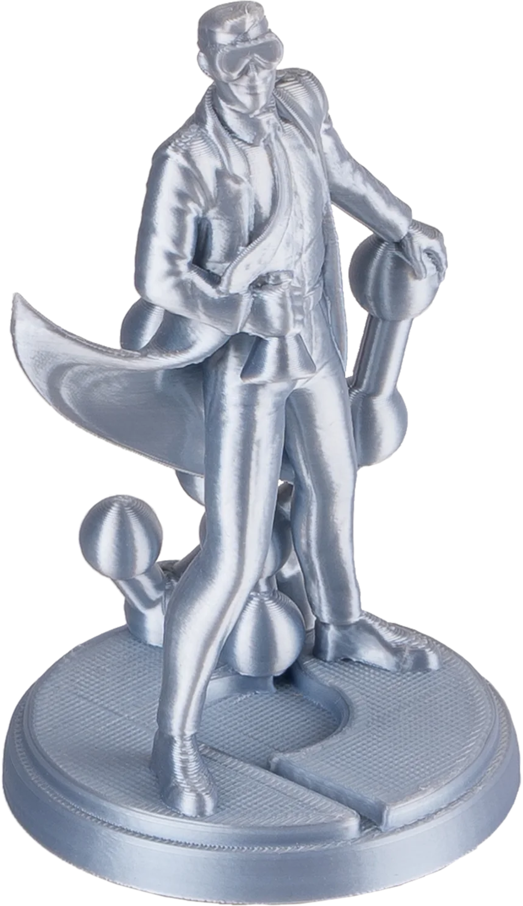 Polymaker  Panchroma™ PLA Silk Silver, 1,75 mm / 1000 g    Der Glanz der Eleganz in Silver