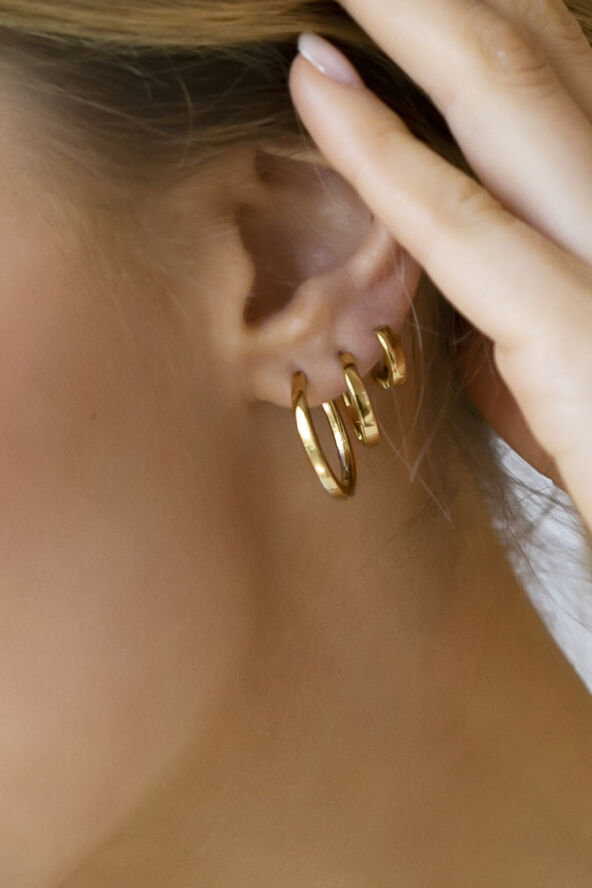 Sif Jakobs Jewellery ELLERA PIANURA GRANDE EARRINGS 18k gold plated