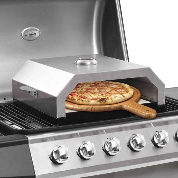 Forno De Pizza Pedra Cerâmica P/ Churrasqueira Carvão Ou Gás - 47395