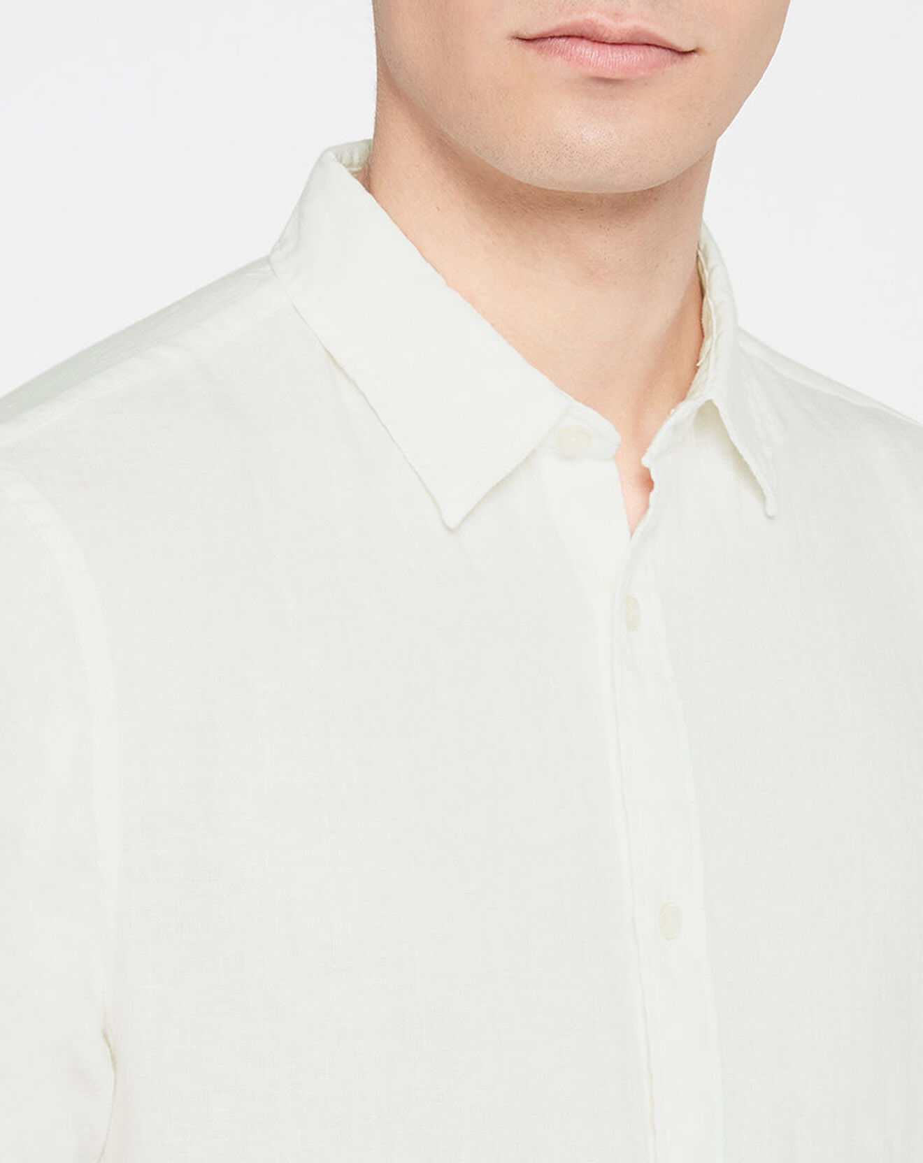 Scotch & Soda Chemise 100% Lin Regular Fit blanche